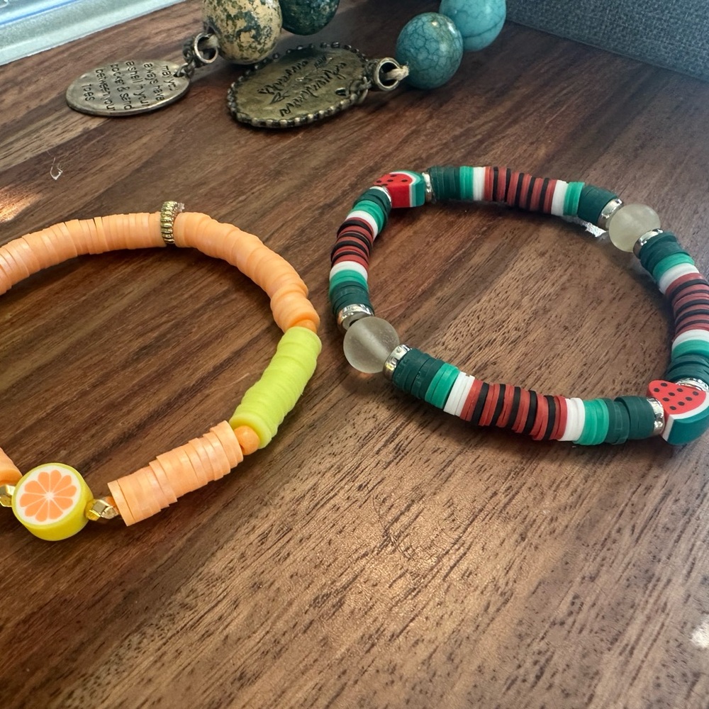 Colorful Beaded Bracelets Set